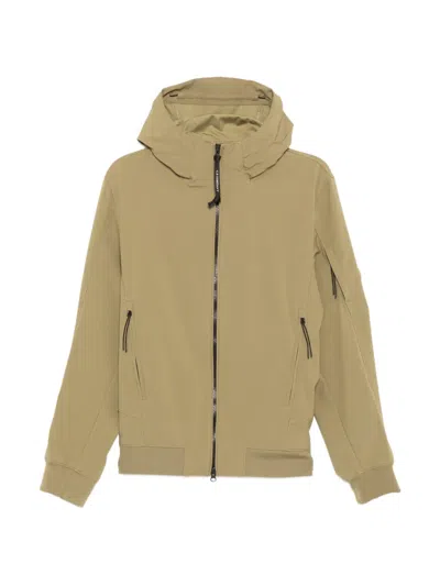 C.p. Company Hooded Zip Jacket In Green