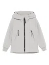 C.p. Company Hooded Zip-up Jacket In Gray