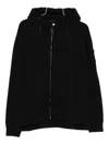 C.p. Company Metropolis Series Zip-up Hoodie In Black