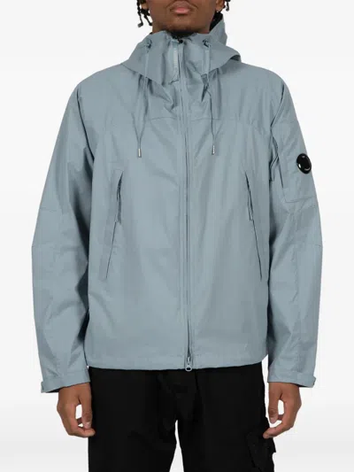 C.p. Company Cp Company Pro-tek Hooded Jacket Blue