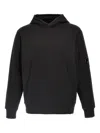 C.p. Company Relaxed-fit Hooded Sweatshirt In Black