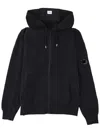 C.p. Company Hooded Sweater Featuring Kangaroo Pocket In Black