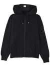 C.p. Company Hooded Sweater Featuring Kangaroo Pocket In Black