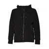 C.p. Company Innovative Goggle Lens Zip-up Hoodie In Black