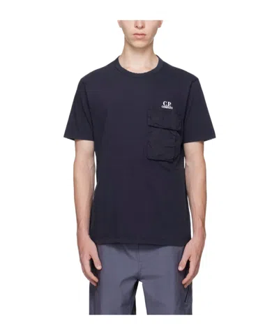 C.p. Company Item O-neck Short-sleeved T-shirt In Black