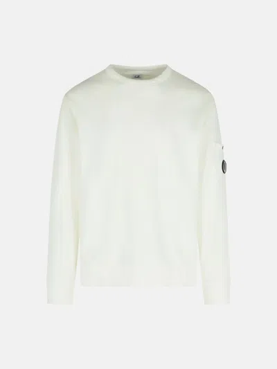 C.p. Company Ivory Cotton Sweater
