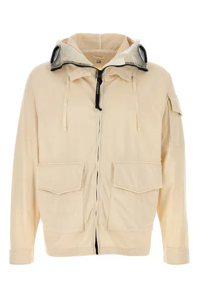 C.P. COMPANY IVORY NYLON EXPLORER JACKET