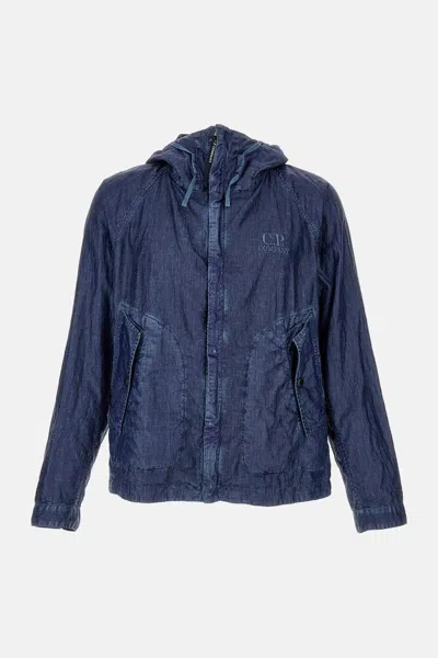 C.p. Company Jacket In Blue