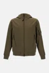 C.p. Company C.p.company C.p. Shell-r Hooded Jacket In Green