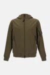 C.p. Company C.p.company C.p. Shell-r Hooded Jacket In Green