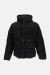C.p. Company C.p.company Graphite Nylon Down Jacket In Black