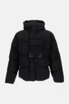 C.p. Company C.p.company Graphite Nylon Down Jacket In Black