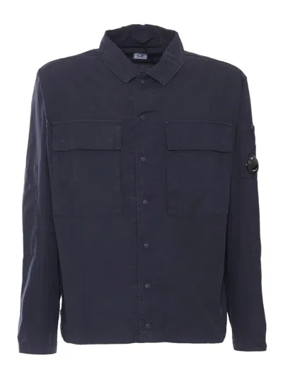 C.p. Company Jacket In Blue