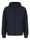 C.p. Company Midnight Blue Stretch Polyester Jacket In Blue