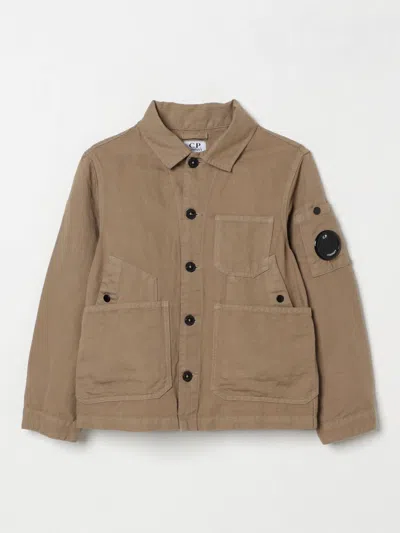 C.p. Company Kids' Jacke C. P. Company Kinder Farbe Beige