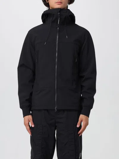 C.p. Company Men Outwear Jacket In Cp Shell In Black