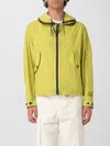 C.p. Company Avocado Green Jacket With Lapel Collar