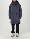 C.p. Company Layered Drawstring Waist Hooded Down Jacket In Schwarz