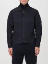 C.p. Company Gabardine Utility Overshirt In Blau