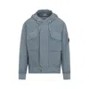 C.p. Company Chrome-r Lens Hooded Jacket In Grey
