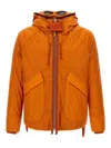 C.p. Company Goggle Hood Mountain Parka In Orange