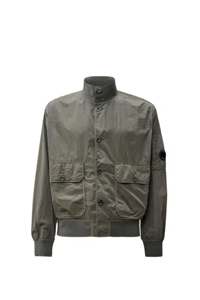 C.p. Company Jacket In Smoked Pearl