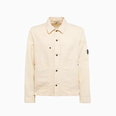 C.p. Company Jacket In White