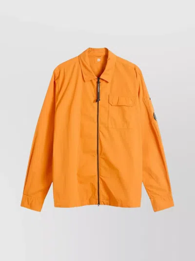 C.P. COMPANY JACKET WITH CHEST POCKET AND LONG SLEEVES