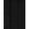 C.p. Company Oversized Zip-front Rain Jacket With Quilted Texture In Black
