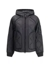 C.p. Company C. P. Company Quilted Down Jacket In Black