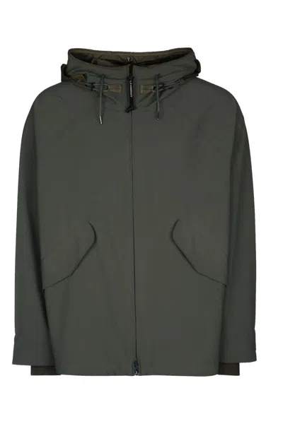 C.p. Company Jackets And Vests In Green