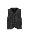 C.p. Company Black Cs Ii Logo Vest In Black
