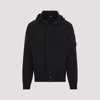 C.p. Company Chrome-r Lens Hooded Jacket In Black