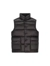 C.p. Company Quilted Puffer Gilet In Black