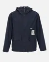C.p. Company C.p.company Men Goggle 50 Yarns Jacket With Hood In Blue