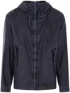C.p. Company Long Sleeve Hooded Casual Jacket In Blue