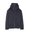 C.p. Company Long-sleeved Down Jacket In Blue