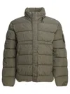 C.p. Company Chrome-r Grey Down Jacket In Green