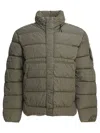 C.p. Company Chrome-r Grey Down Jacket In Green