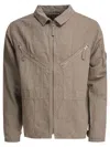 C.p. Company Utility Jackets With Arm Pocket And Multiple Zip Pockets In Grey