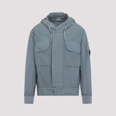 C.p. Company Jackets Grey In Blue