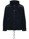 C.p. Company Giubbino In Misto Cotone Blu Notte Uomo In Total Eclipse
