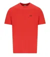 C.p. Company Jersey 30/1 Poinciana Orange T-shirt In Orange