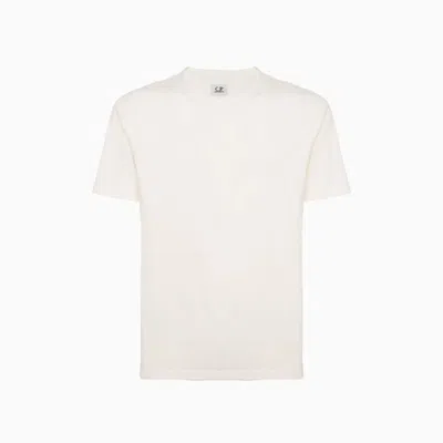 C.p. Company C.p Company Jersey Garment Dyed Pocket T-shirt In White