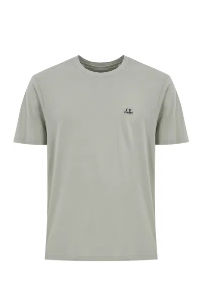 C.p. Company Gray Patch T-shirt In Grey Melange M93