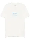 C.p. Company C.p.company Logo Print T Shirt In 白色