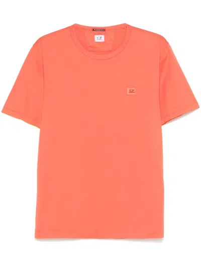 C.p. Company Men Jersey T-shirt In Red