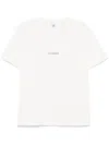 C.p. Company Logo T-shirt Short Sleeves In White