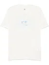 C.p. Company C.p.company Logo Print T Shirt In White