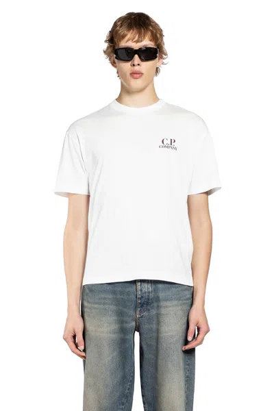 C.p. Company Jersey T-shirt In White